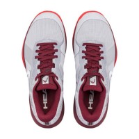 Head Sprint Evo 4.0 Burgundy Grey Sneakers