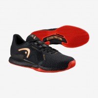 Zapatillas Head Sprint Pro 3.5 SF Argila Negro Rojo