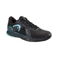 Head Sprint Pro 4.0 SF Clay Black Turquoise Sneakers