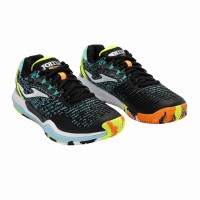 Joma Point 2201 Noir Vert Baskets  Offre - Pas cher