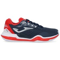 Joma Point 2203 Bleu Marine Rouge Baskets  Offre - Pas cher