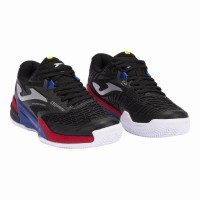 Joma Roland 2401 Noir Rouge Baskets  Offre - Pas cher
