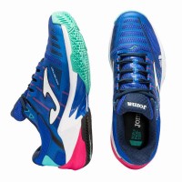 Joma WPT Open 2204 Bleu Turquoise Baskets  Offre - Pas cher