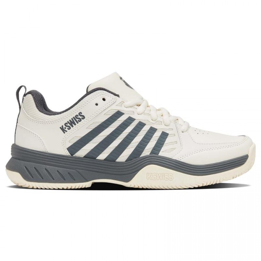 Kswiss Court Express 2 Clay White Gray Sneakers