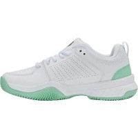 Zapatillas Kswiss Court Express 2 Clay Blanco Menta Negro Mujer  Offre - Pas cher