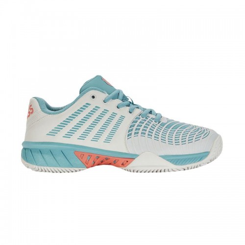 Tênis Feminino Kswiss Express Light 3 HB Branco Turquesa Tênis Feminino Kswiss Express Light 3 HB Branco Turquesa
