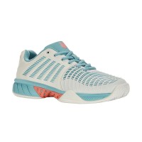 Kswiss Express Light 3 HB White Turquoise Baskets Femme  Offre - Pas cher