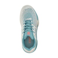 Kswiss Express Light 3 HB White Turquoise Baskets Femme  Offre - Pas cher