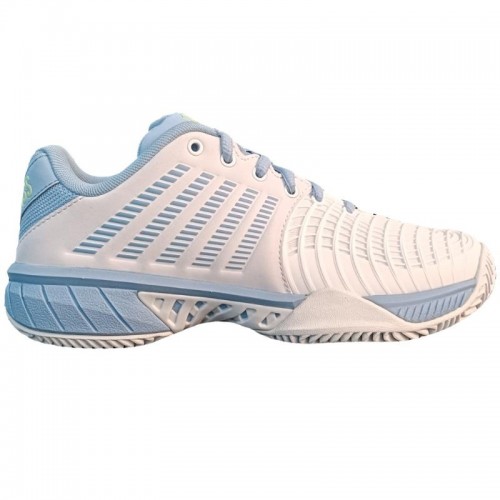 Zapatillas Kswiss Express Light 3 HB Clay Blanco Azul Verde Mujer Zapatillas Kswiss Express Light 3 HB Clay Blanco Azul Verde Mujer