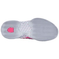 Zapatillas Kswiss Express Light 3 HB Padel Gris Blanco Rosa Neon Mujer  Offre - Pas cher