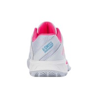 Zapatillas Kswiss Express Light 3 HB Padel Gris Blanco Rosa Neon Mujer  Offre - Pas cher