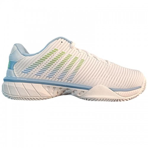 Zapatillas Kswiss Hypercourt Express 2 HB Clay Blanco Azul Verde Mujer Zapatillas Kswiss Hypercourt Express 2 HB Clay Blanco Azul Verde Mujer