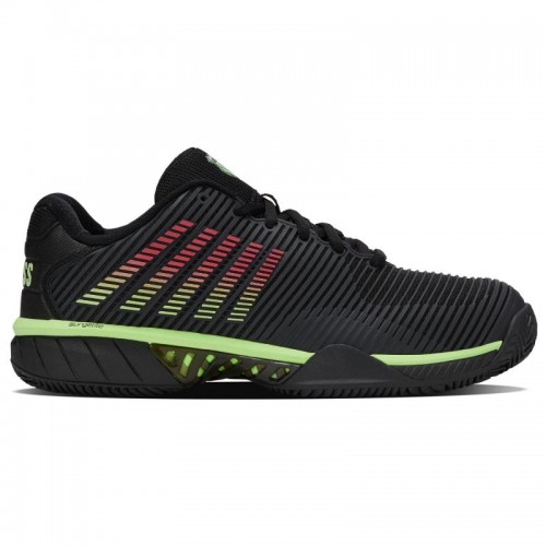 Zapatillas Kswiss Hypercourt Express 2 HB Clay Negro Verde Neon Zapatillas Kswiss Hypercourt Express 2 HB Clay Negro Verde Neon