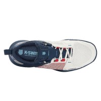 Zapatillas Kswiss Ultrashot Team Blanco Azul Marino  Oferta + Barato