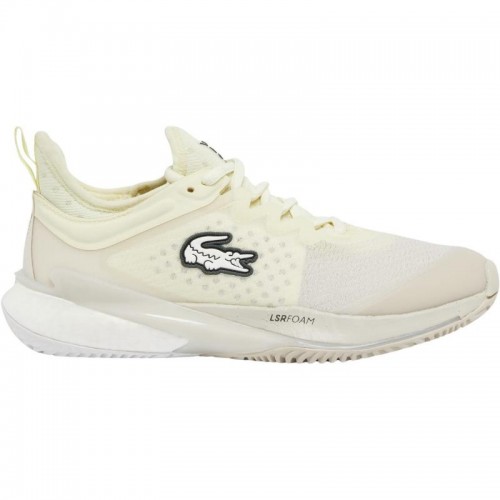 Zapatillas Lacoste AG-LT23 Lite Clay Blanco Amarillo Mujer Zapatillas Lacoste AG-LT23 Lite Clay Blanco Amarillo Mujer