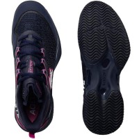 Baskets Femme Lacoste AG-LT23 Ultra 125 Bleu Marine Rose  Offre - Pas cher
