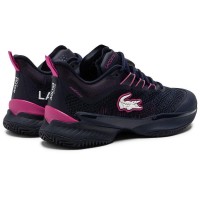 Baskets Femme Lacoste AG-LT23 Ultra 125 Bleu Marine Rose  Offre - Pas cher