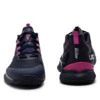 Baskets Femme Lacoste AG-LT23 Ultra 125 Bleu Marine Rose  Offre - Pas cher