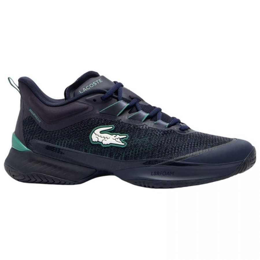Baskets Lacoste AG-LT23 Ultra 125 Bleu Marine Vert  Offre - Pas cher
