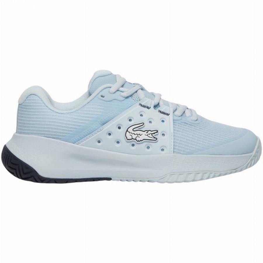 Tênis Lacoste Power Server 125 Light Blue para Mulheres  Oferta + Barato