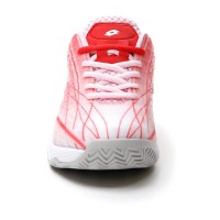 Baskets Lotto Mirage 300 Coquelicot Rouge Blanc Femmes  Offre - Pas cher