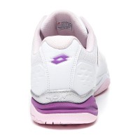Lotto Space 400 Clay Blanco Purpura Baskets  Offre - Pas cher