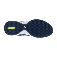 Zapatillas Lotto Superrapida 400 IV Blanco Amarillo Acido Azul Denim  Oferta + Barato