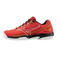Zapatillas Mizuno Break Shot 4 CC Rojo Blanco Negro  Oferta + Barato