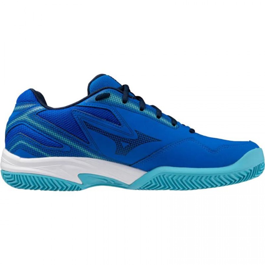 Mizuno Tênis Break Shot 4 Clay Azul Branco  Oferta + Barato