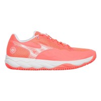 Zapatillas Mizuno Wave Enforce Court Clay Coral Blanco Mujer  Offer + Cheap