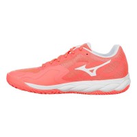Zapatillas Mizuno Wave Enforce Court Clay Coral Blanco Mujer  Offer + Cheap