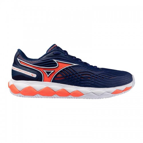 Mizuno Wave Enforce Tour 2 Scarpe Clay Blue Orange