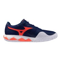 Mizuno Wave Enforce Tour 2 Scarpe Clay Blue Orange