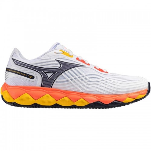 Zapatillas Mizuno Wave Enforce Tour 2 Clay Blanco Azul Coral Zapatillas Mizuno Wave Enforce Tour 2 Clay Blanco Azul Coral