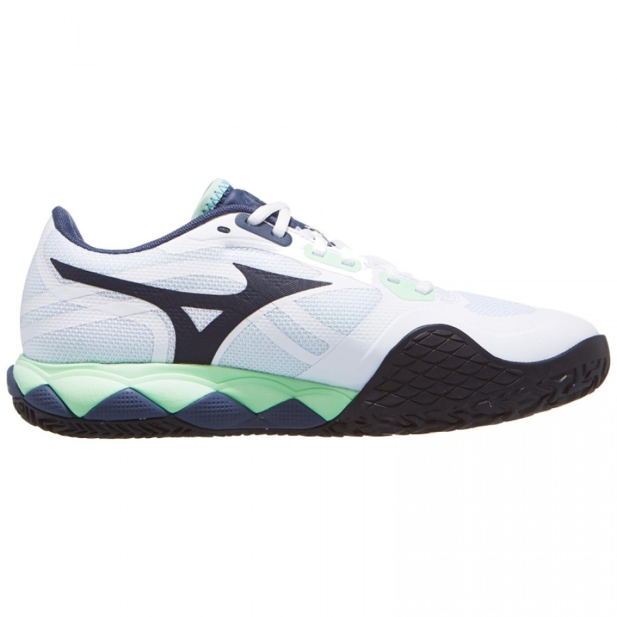 Tênis Mizuno Wave Enforce Tour 2 Clay Branco Verde Azul  Oferta + Barato
