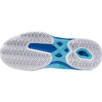 Baskets Femme Mizuno Wave Exceed Light 2 TERRE BATTUE Bleu Blanc  Offre - Pas cher