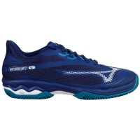 Tênis Mizuno Wave Exceed Light 2 Clay Azul Escuro Branco  Oferta + Barato
