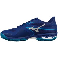 Tênis Mizuno Wave Exceed Light 2 Clay Azul Escuro Branco  Oferta + Barato