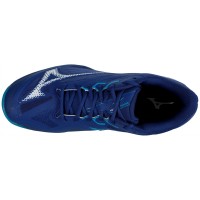 Tênis Mizuno Wave Exceed Light 2 Clay Azul Escuro Branco  Oferta + Barato