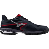 Mizuno Wave Exceed Light 2 Padel Preto Branco Vermelho Sapatilhas  Oferta + Barato