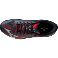 Mizuno Wave Exceed Light 2 Padel Preto Branco Vermelho Sapatilhas  Oferta + Barato