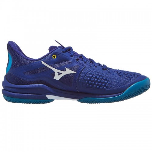 Zapatillas Mizuno Wave Exceed Tour 6 Clay Azul Oscuro Blanco Zapatillas Mizuno Wave Exceed Tour 6 Clay Azul Oscuro Blanco