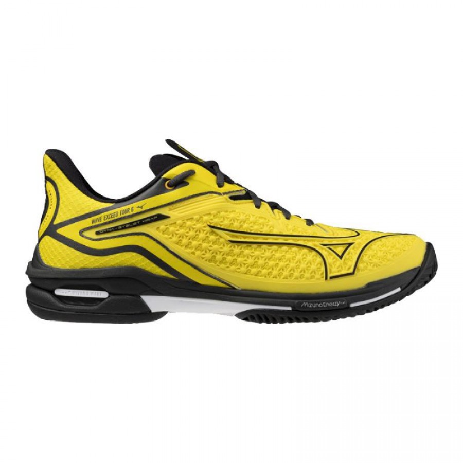 Mizuno Wave Exceed Tour 6 Padel Yellow Black Sneakers  Offer + Cheap