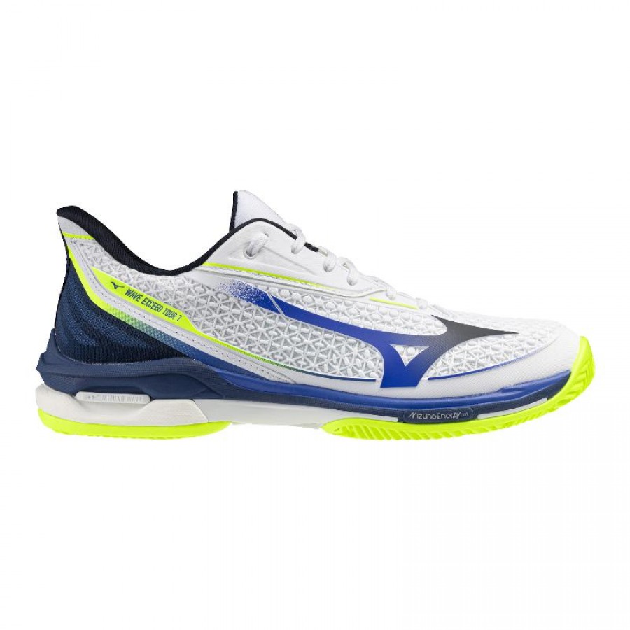 Zapatillas Mizuno Wave Exceed Tour 7 Clay Blanco Azul