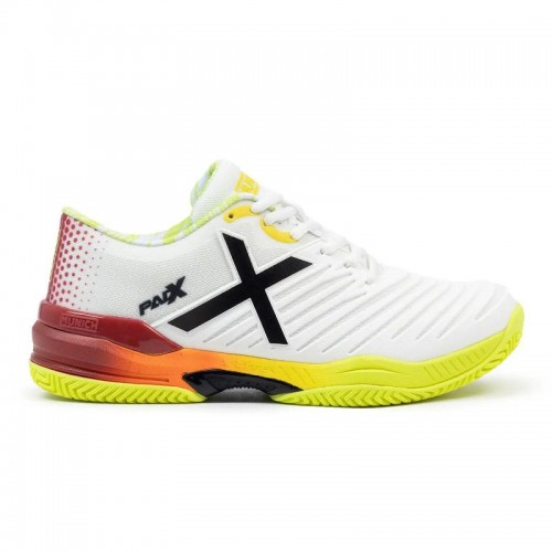 Munich Padx 57 White Red Yellow Sneakers Munich Padx 57 White Red Yellow Sneakers