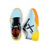 Zapatillas Munich Padx 58 Padel Gris Naranja Mujer  Oferta + Barato