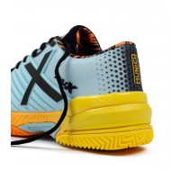 Zapatillas Munich Padx 58 Padel Gris Naranja Mujer  Oferta + Barato