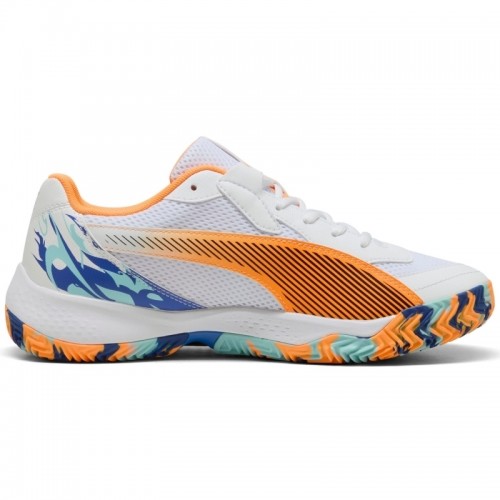 Zapatillas Puma Nova Court Blanco Naranja Negro Zapatillas Puma Nova Court Blanco Naranja Negro