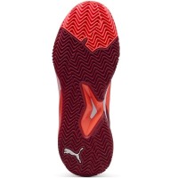 Puma Nova Court Rouge Bordeaux Blanc Sneakers  Offre - Pas cher