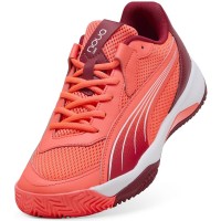 Puma Nova Court Rouge Bordeaux Blanc Sneakers  Offre - Pas cher